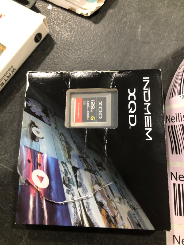 Photo 1 of INDMEM XQD 128GB Memory Cards, 5X Tough MLC XQD Flash Memory Cards High Speed G Series| Max Read 440MB/s, Max Write 400MB/s