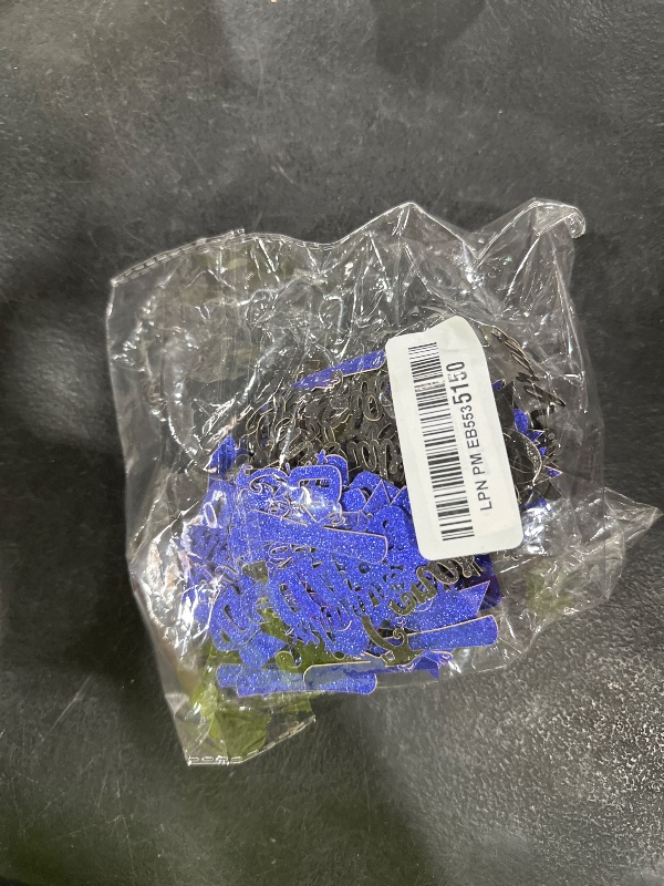 Photo 1 of 200Pcs 2025 Graduation Table Confetti Blue Graduation Confetti for Table 2025 for Blue 2025 Party Table Decorations