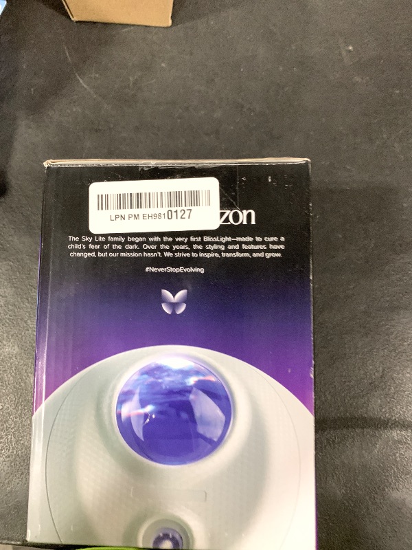 Photo 1 of BlissLights Sky Lite Evolve - Star Projector, Galaxy Projector, LED Nebula Lighting, WiFi App, for Meditation, Relaxation, Gaming Room, Home Theater, and Bedroom Night Light Gift (Blue Stars)