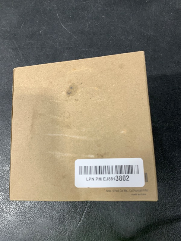 Photo 1 of 6 Pack Cat Water Fountain Replacement Filters Fit for 3L Flower Water Dispenser Automatic Pet Dog Cat Fountain Filter
