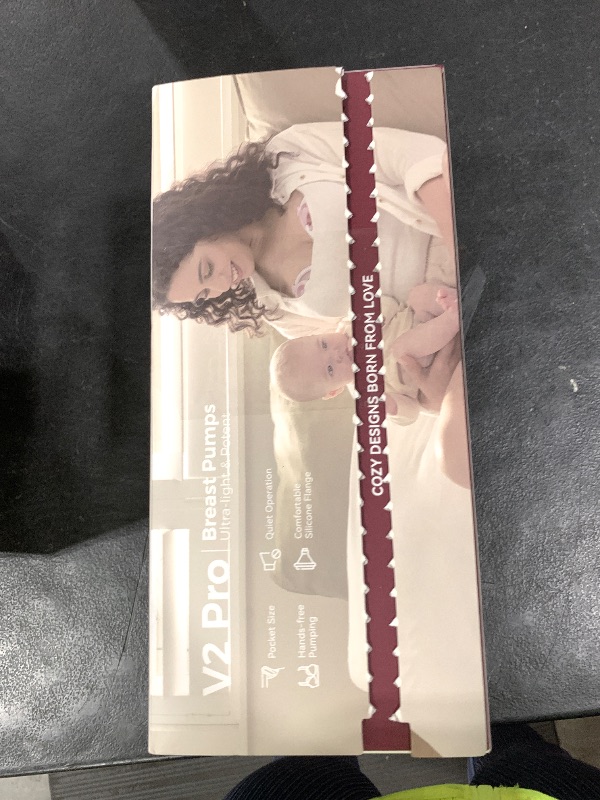 Photo 1 of Momcozy Breast Pump V2 Pro Ultra-Lightweight, Hands-Free & Portable Wearable Pump with Upgraded Integrated DoubleFit Flange, Quiet & Leak-Proof Electric Pump, 3 Modes|9 Levels, 17/19/21/24mm