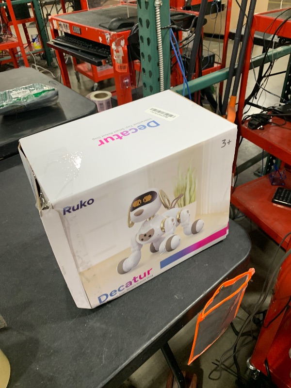 Photo 1 of Ruko 18011 Remote Control Robot Dog Toy, Programmable Smart Interactive Pet Puppy with LED Eyes, Sound and Touch Intelligent Robotic Dogs, Ideal Gift for Boys & Girls Age 3 4 5 6 7 8 9, Gold