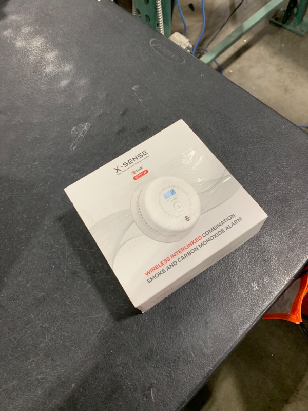 Photo 1 of X-Sense  And Carbon Monoxide Detector Combo, Wireless Interconnected Combination Smoke and Carbon Monoxide Detector with LCD Display & 10-Year Battery, RF Interconnected Model, 1-Pack