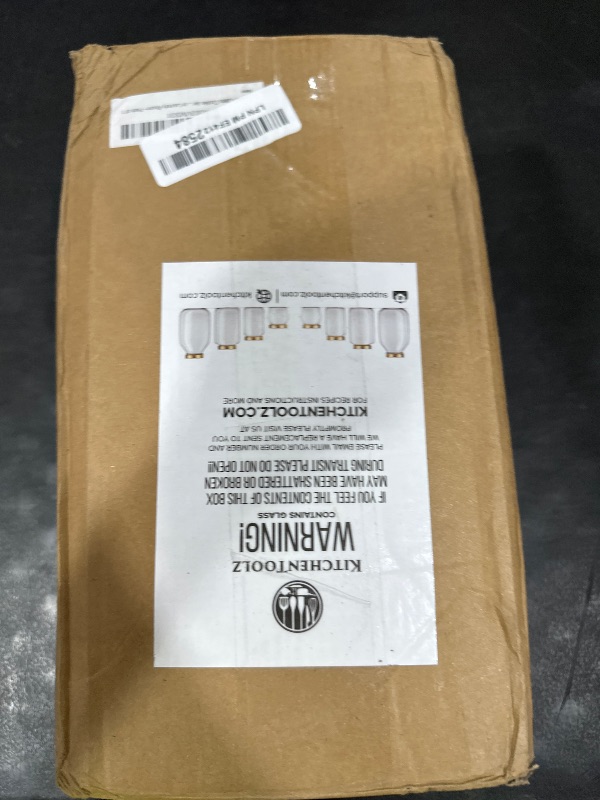 Photo 1 of 1 Gallon Glass Cookie Jar with Matte Black Metal Lids Airtight Storage Container - Ideal for Food, Treats, Candy, Dried Food - Perfect for Kitchen or Laundry Room - Pack of 1