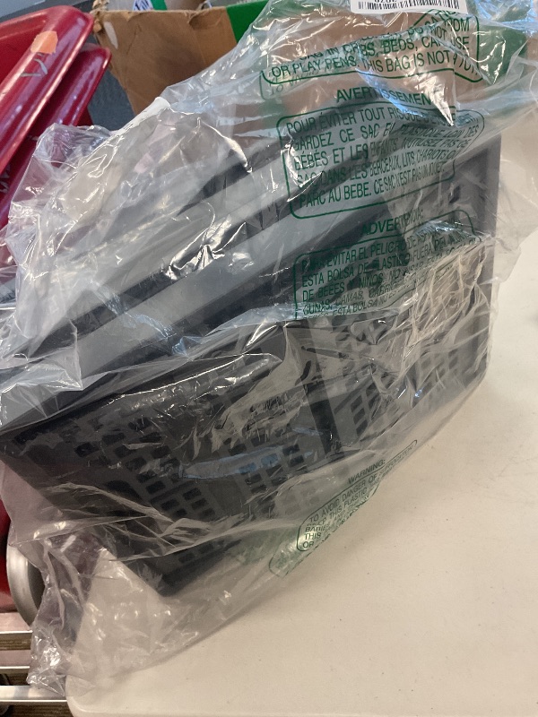 Photo 1 of Ggbin 16 Liter Folding Plastic Containers, Grey Plastic Crate, 2 Packs