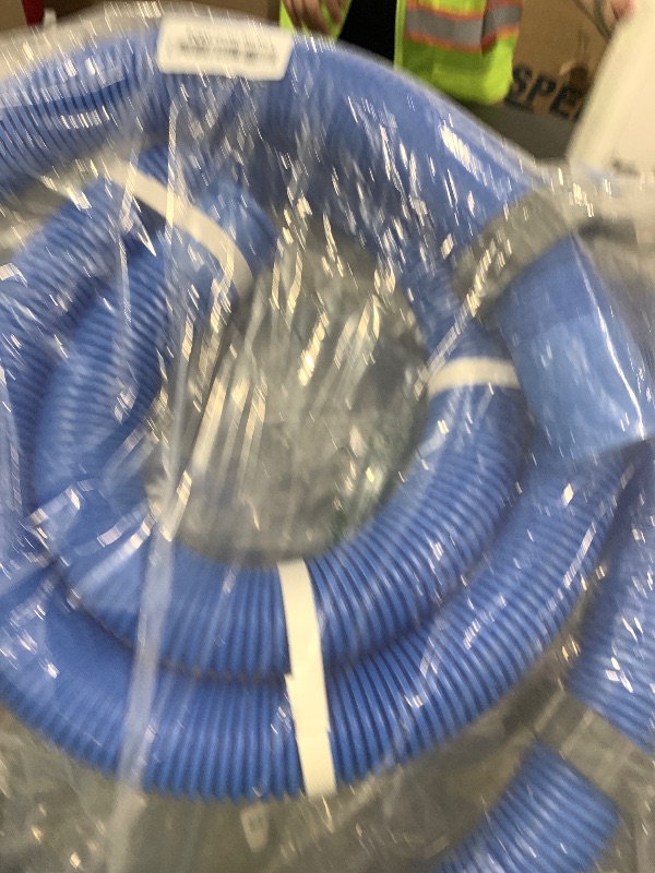 Photo 1 of 1.5" Replacement Pool Pump Hose for Above Ground Pools Accessories - 29060E Pool Hoses for Intex 1,500 GPH Pump, Sand Filters ? Saltwater System (Blue -2 Pack)