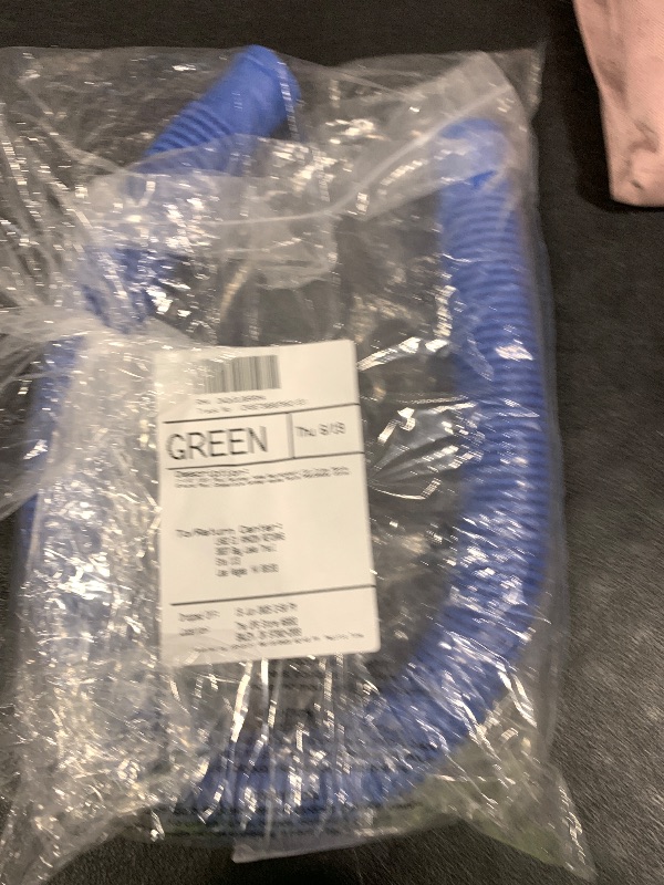 Photo 1 of 1-1/2" ×3ft Pool Skimmer Hose Replacement for Intex Above Ground Pool Compatible Summer waves Pools P58150036 (Blue)