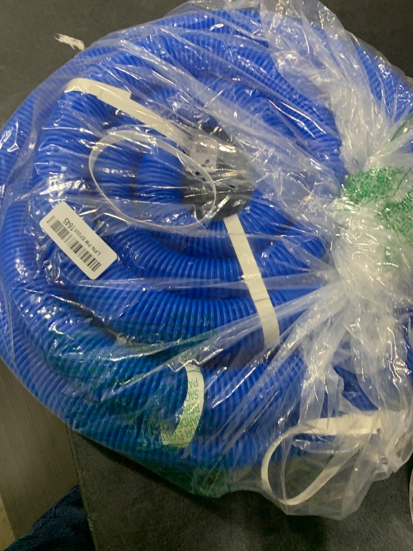 Photo 1 of 1-1/2-InchPool Hoses for Intex Pool Skimmer Surface Skimmer Pool Pump Pool Filter, 1.5” x 59” Pump Hoses Tubes for Above Ground Pool Sand Filter, 2 Pack with 4 Hose Clamps (Blue -3 Pack)