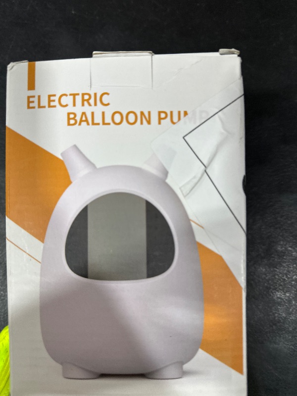Photo 1 of Balloon Pump Electric, SPLAKS Balloons Inflator Air Pump Portable Balloon Blower for Garland Arch, Party Decoration, Birthday, Gender Reveal, Graduation