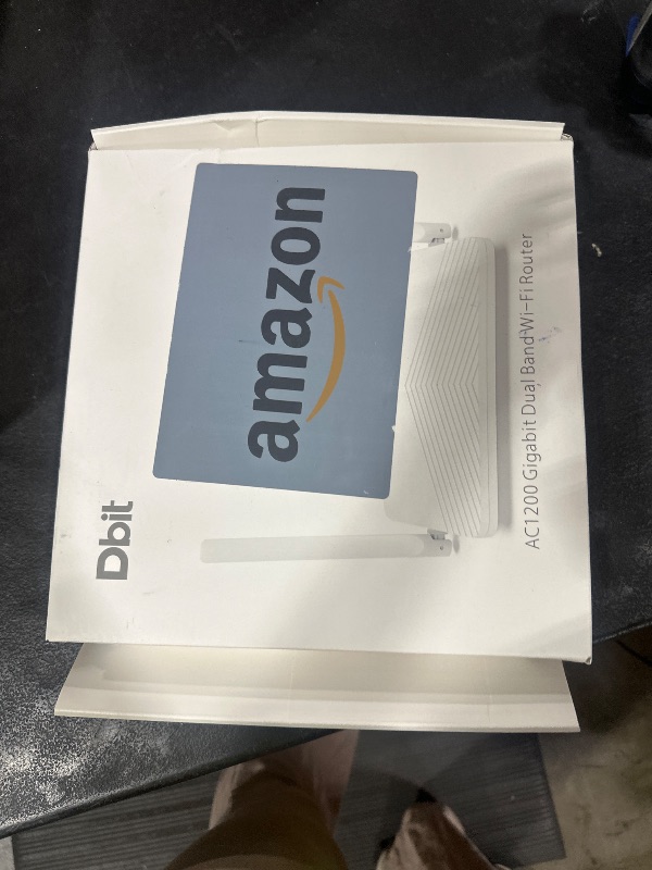 Photo 1 of DBIT AC1200 Gigabit WiFi Router 2.4GHz +5GHz Dual Band MU-MIMO Wireless Internet Router, 4 x 10/100/1000Mbps Ethernet Ports, 4 x 5dBi Antennas, Support Router, AP, Repeater Mode, EasyMesh, White