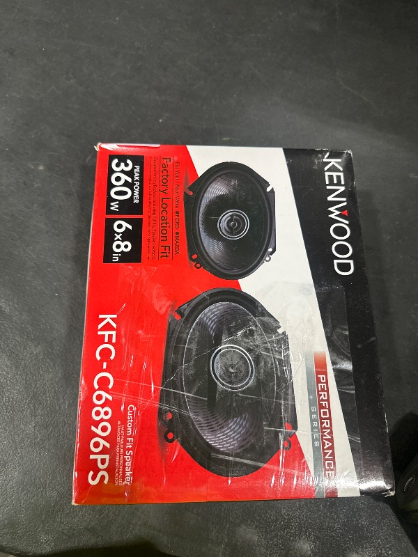 Photo 1 of Kenwood KFC-C6896PS 6 x 8 2-Way Car Audio Speakers