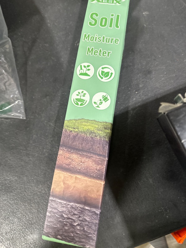 Photo 1 of XLUX Long Probe Deep Use Soil Moisture Meter, Water Monitor Indicator Sensor, Hygrometer for Outdoor Indoor Large Pot Plants, Flower, Gardening, Farming