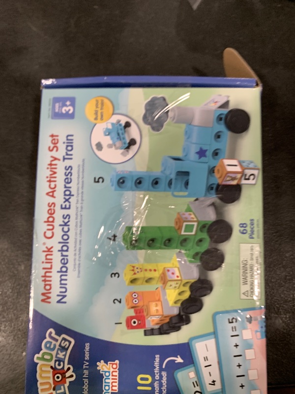 Photo 1 of hand2mind Numberblocks Express Train MathLink Cubes Activity Set, Preschool Learning Activities, Train Toy, Counting Blocks, Number Toys, Kids Educational Toys, Math Manipulatives for Preschoolers