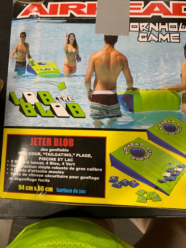 Photo 1 of Airhead Lob the Blob Inflatable Pool or Land Cornhole Set 37 in. x 26 in.