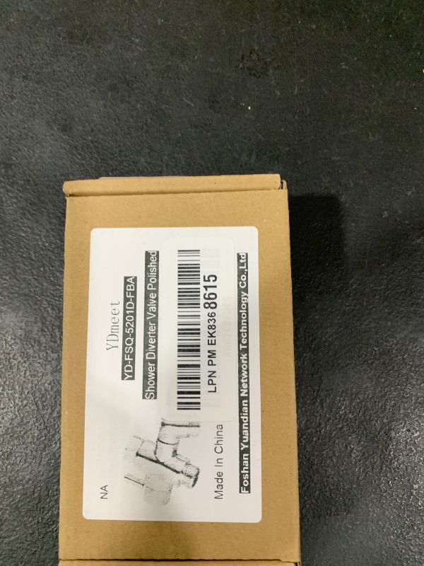 Photo 1 of Brass Shower Arm Diverter Valve for Handheld Shower Head and Fixed Spray Head G1/2 3 Way Universal Bathroom System Component Replacement Part, Polished Chrome
