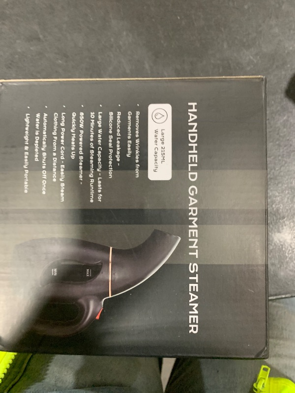 Photo 1 of Steamer for Clothes, 850W Clothes Steamer, 220mL Portable wrinkles Garment Travel Steamer, Iron Steamer for Clothes,Hand held Steamer,Good Christmas Gifts, Good Birthday Gifts for Women Men