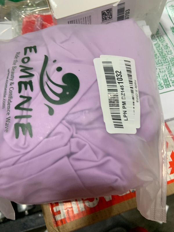 Photo 1 of Eomenie Two Piece Tankini Swimsuit for Women Tummy Control Bathing Suits Cutout Back Swim Tank Top with High Waisted Bottom Purple