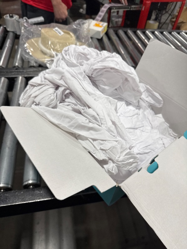 Photo 1 of Breescape Cooling Sheet Set Full Size - BlendTek™ Dry & Cool Technology for Hot Sleepers and Night Sweats, Q-Max>0.46 Tech, Deep Pocket Up to 18", 360° Elastic Band, Snow White