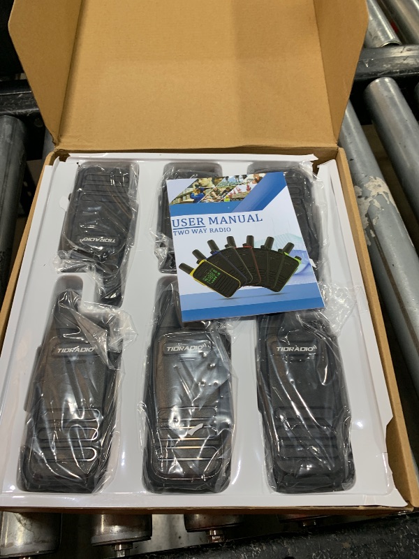 Photo 1 of TIDRADIO TD-M11 Waterproof Walkie Talkies for Adults,LED Display,Wireless Programming,NOAA,VOX,Frequency Copy, Long Range Two Way Radios with 6 Way Gang Charger, for School Church Business (6 Pack)