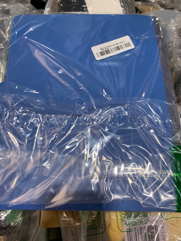 Photo 1 of Blue Summit Supplies Dark Blue Classification Folders, 3 Dividers, Letter Size with 2 Inch Tyvek Expansions, Use for Organizing Medical Records & Client Files, Great as Lease Folders, 10 Pack