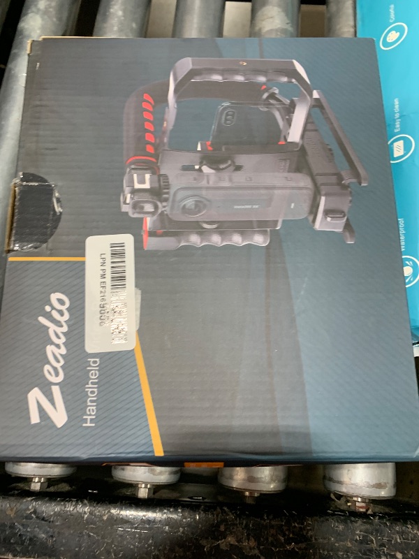 Photo 1 of Zeadio Camera Handheld Stabilizer with Smartphone Video Cage Rig, Triple Cold-Shoe Handle Grip Compatible with All Camera Action Camera DSLR Smartphone
