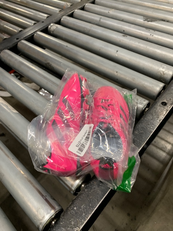 Photo 1 of adidas Goletto Firm Ground Soccer Shoe, Team Shock Pink/Black/Black, 2 US Unisex Little Kid
