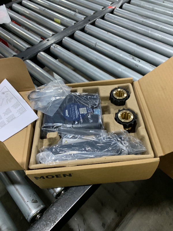 Photo 1 of Moen Flo Smart Water Monitor and Automatic Shutoff Sensor, Wi-Fi Connected Water Leak Detector for 1-Inch Diameter Pipe, 900-006