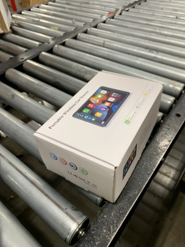 Photo 1 of Portable Wireless with Apple CarPlay and Android Auto Screen for Car, 7" HD Touch Screen Car Stereo with Mirror Link, Bluetooth 5.2, Backup Camera, AUX,FM Transmitter for All Vehicle