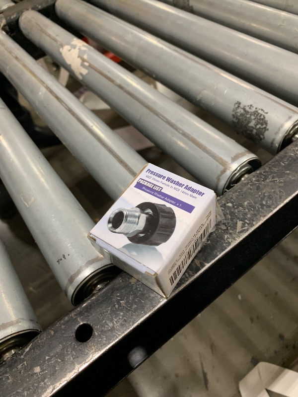 Photo 1 of M MINGLE Pressure Washer Adapter, Metric M22 15mm Female Thread to M22 14mm Male Fitting, Stainless Steel, 4500 PSI