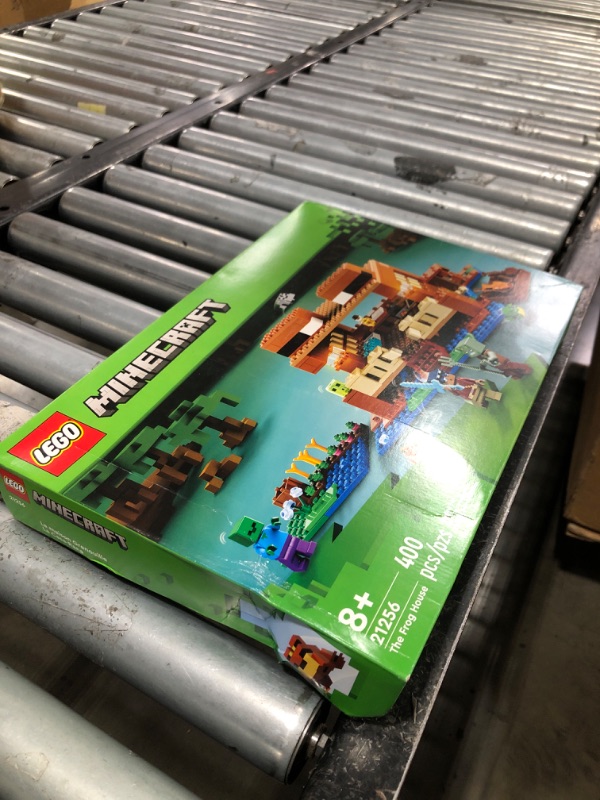 Photo 1 of LEGO Minecraft The Frog House Building Toy for Kids, Minecraft Toy Featuring Animals, a Toy Boat and Minecraft Mob Figures, Gaming Gift for Girls and Boys Ages 8 and Up, 21256