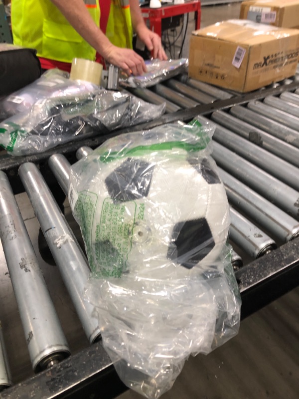 Photo 1 of HnF shop PVC Vinyl Offical Size 5 Would Cup Soccer Ball in National Flag (Regular Black and White)