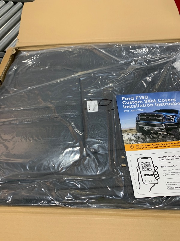 Photo 1 of Super Cover® for Ford F150 Seat Covers,for 2015-2023 2024 2025 for F150 Leather Truck Seat Cover,for F150 Accessories 2016 2017 2018 2019 2020 2021 2022,Only Fit for XL/XLT 1st Row Bucket Seat