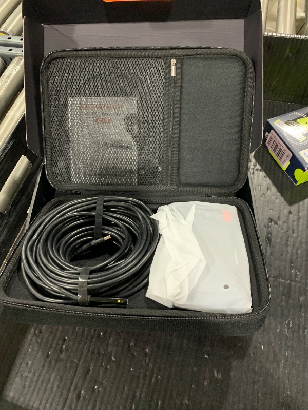Photo 1 of 50FT Sewer Inspection Camera, DEPSTECH 1080P Dual Lens Endoscope with Lights, 5" IPS Screen Borescope Tool, Split Screen, IP67 Waterproof, 7.9mm Snake Scope Drain Camera for Wall Drain Pipe Automotive