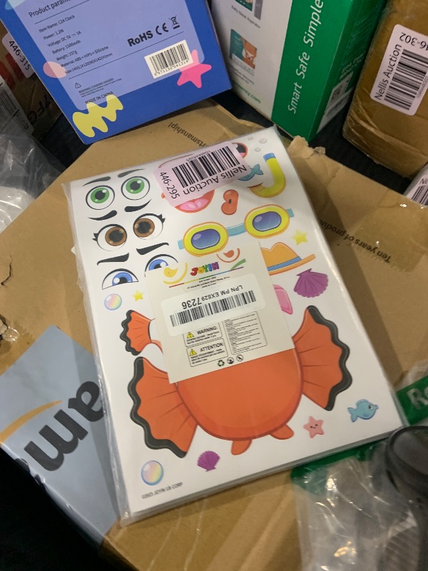 Photo 1 of JOYIN 36 Sheets 9"x6" Make a face Stickers for Kids, Make Your Own Animal Stickers with Unicorn, Dinosaur, Sea and Safari Animals, Crafts Birthday Party Favors, Goodie Bags Classroom Activities