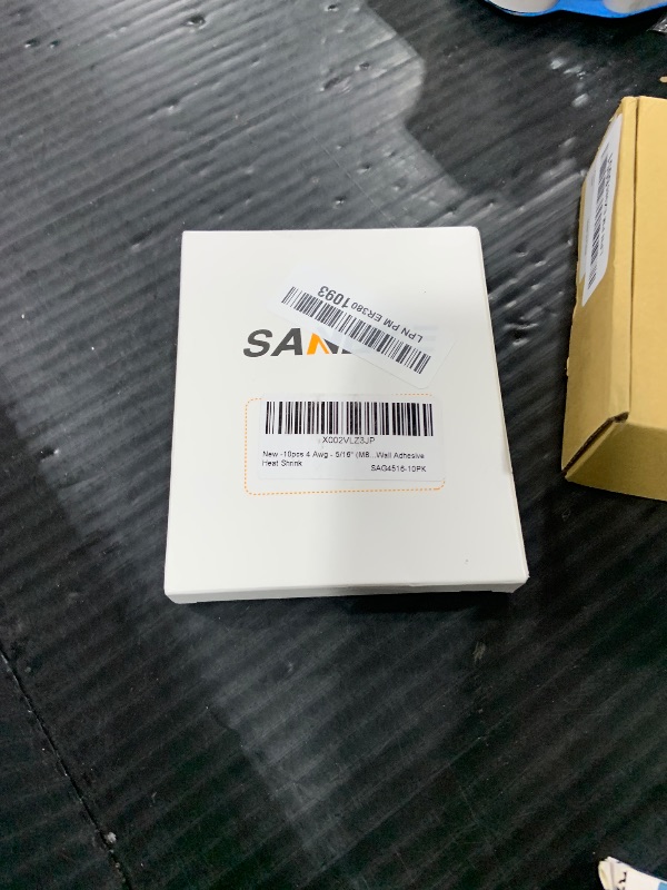 Photo 1 of 10pcs 4 Awg - 5/16" (M8) Sanuke Wire Lugs Ring Terminal Connectors Ends, UL Listed Heavy Duty for Battery Cable Lug Wire Electrical Eyelets with 3:1 Dual Wall Adhesive Heat Shrink