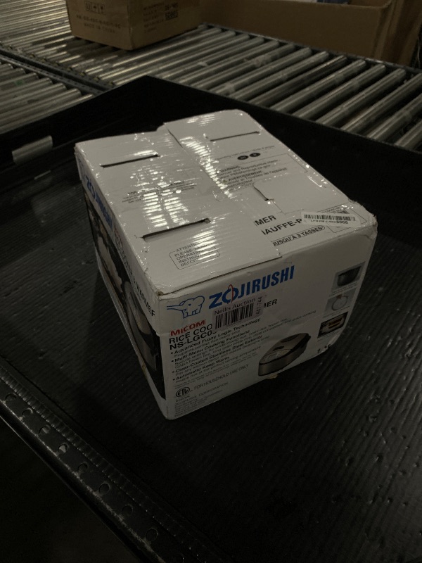 Photo 1 of Zojirushi Micom 3-Cup Compact Size, Multiple Settings, Stainless Steel Made, Built-In Retractable Power Cord and Easy to Transport Rice Cooker and Warmer