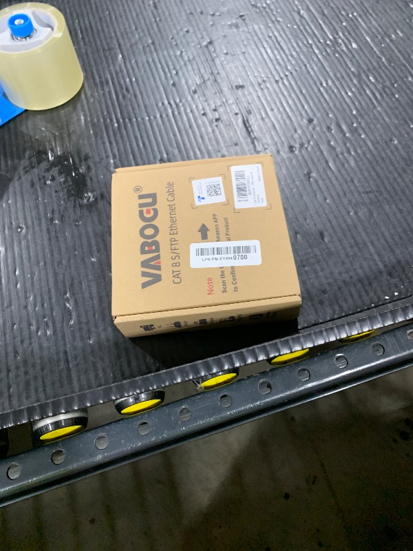 Photo 1 of Vabogu Cat 8 Ethernet Cable, 35ft Heavy Duty High Speed Internet Network Cable, Professional LAN Cable, 26AWG,2000Mhz 40Gbps with Gold Plated RJ45 Connector, Shielded in Wall,Indoor&Outdoor