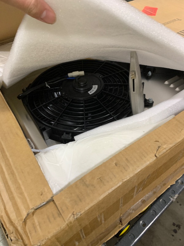 Photo 1 of ALLOYWORKS 4 Row All Aluminum Radiator + Shroud Fan + Relay for 1988-1999 Chevy C/K 1500 2500 3500 5.0L 5.7L Blazer