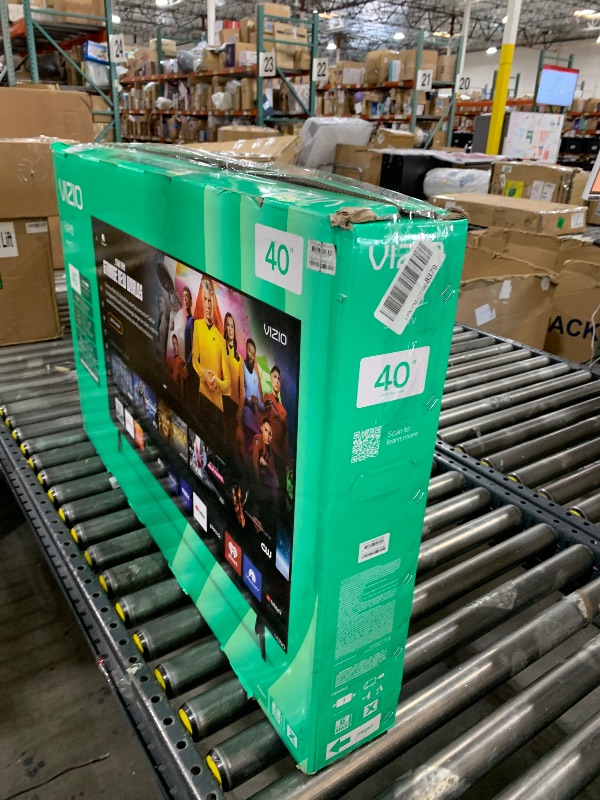Photo 1 of VIZIO 40-inch Full HD 1080p Smart TV with DTS Virtual: X, Alexa Compatibility, Google Cast Built-in, Bluetooth Headphone Capable, (VFD40M-08 New)