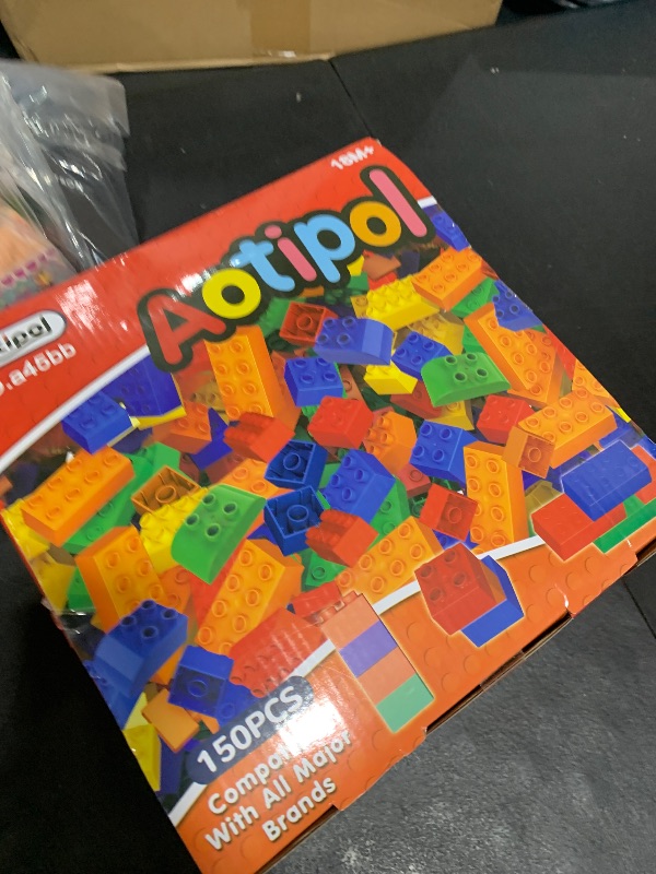 Photo 1 of Building Blocks for Toddlers 2-5 Including a Baseplate, 150 Piece Big Building Blocks for Kids, Block and Bricks Set Educational Toys for Children Boys Girls All Ages, Compatible with All Major Brands