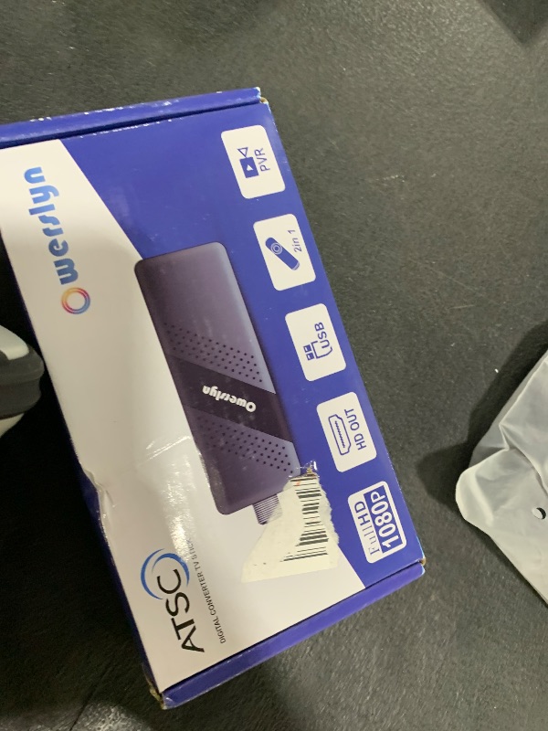 Photo 1 of Digital Converter Box for TV, OWERSLYN 1080P Mini ATSC Tuner Box with TV Tuner, Tv Program Recording & Playback, USB Media Player, HDMI/AV Output, 3RCA Cables, 2-in-1 Remote