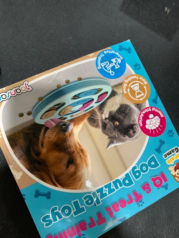 Photo 1 of Joansan Interactive Dog Puzzle Toys - Mentally Stimulating Treat Dispenser for Training Small, Medium & Large Dogs
