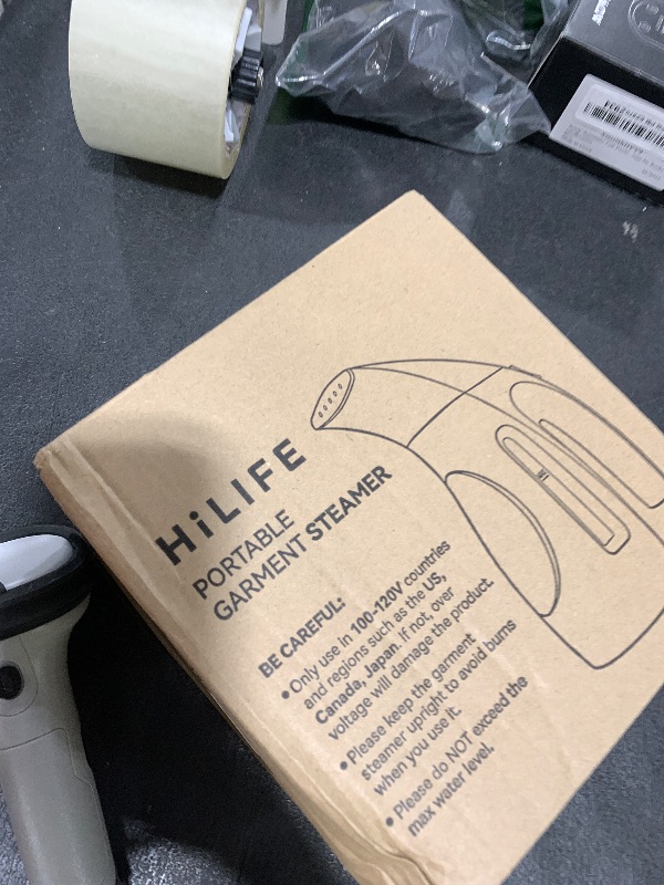 Photo 1 of HiLIFE Steamer for Clothes, Portable Handheld Design, 240ml Big Capacity, 700W, Strong Penetrating Steam, Removes Wrinkle, for Home, Office(ONLY FOR 120V)