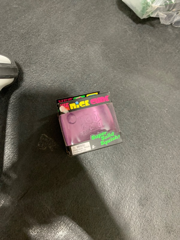 Photo 1 of Schylling NeeDoh Nice Cube -Sensory Squeeze Toy with Super Solid Squish - 2.25" Cube (Purple)