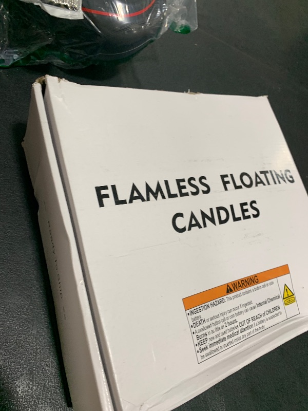 Photo 1 of Homemory 48 Pack 3” Flameless Led Floating Candles, 200 Hour White Battery Operate Waterproof Tealights for Cylinder Vases, Centerpieces at Wedding Decor, Party, Pool