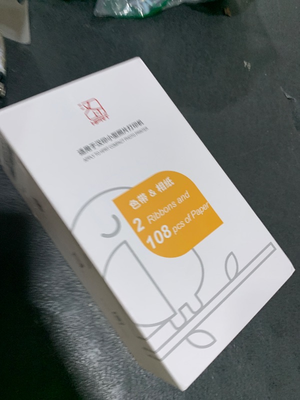 Photo 1 of HPRT 4"X 6" Photo Paper 108 Sheets and Two Ribbons?Designed for CP4100/CP4000L Photo Printer