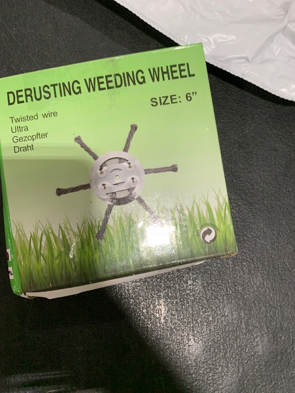 Photo 1 of 2Pcs Steel Wire Grass Trimmer Head, 2025 New String Trimmer Replacement Head, Universal Brush Cutter Steel Head for Lawn Mower Edging, 6 Inch Steel Wire Weed Brush Cutter Trimmer Head (6 Blades)