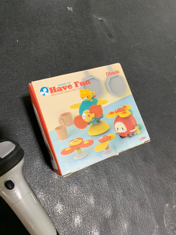 Photo 1 of 3Pcs Suction Cup Spinner Toy for Baby High Chair Toys 6-12-18,Baby Toys 6 to 12 Months Infant Helicopter Spinning Bath Toys Montessori Toys for 1 2 One Two Year Old Toddler Boys Girls Birthday Gifts