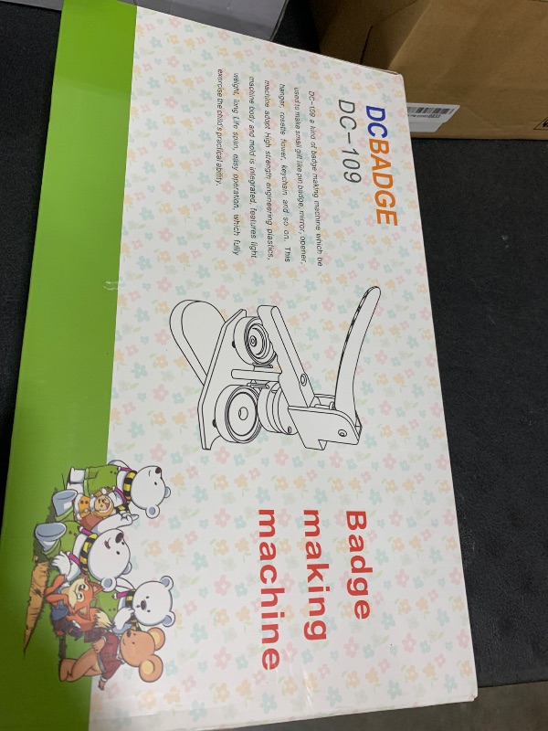 Photo 1 of Happizza Button Maker Machine 58mm - (3rd Gen) Installation-Free 58mm(2.25in) DIY Pin Badge Button Maker Press Machine Badge Punch Press with Free 100pcs Button Parts&Pictures&Circle Cutter&Magic Book