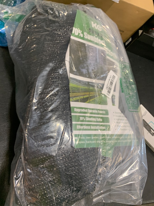 Photo 1 of 70% Garden Shade Cloth, 10x20FT HDPE Mesh Tarp with Upgraded Grommets, Keten UV-Resistant Outdoor Sun Shades for Greenhouse, Garden, Patio Plants, Pergola